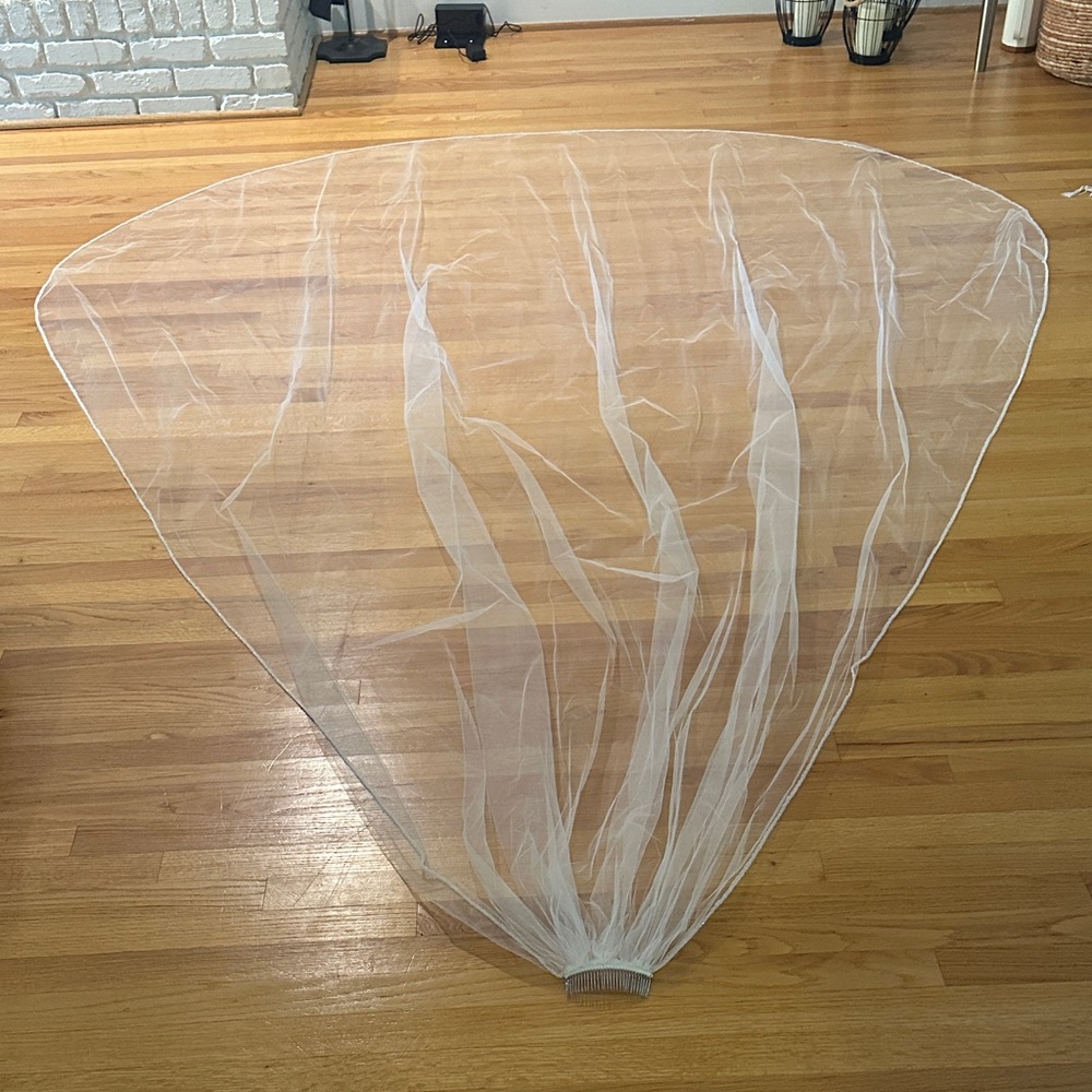 Cathedral Veil with Beaded Trim